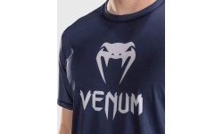 Venum Classic Dry Tech T-Shirt - Navy Blue/White
