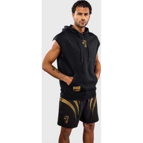 Venum x Mike Tyson Tiger Sleeveless Hoodie - Black/Gold