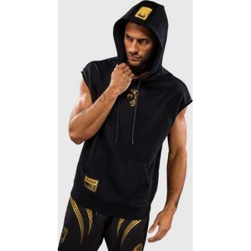 Venum x Mike Tyson Tiger Sleeveless Hoodie - Black/Gold