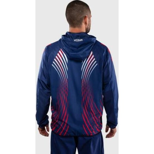 Men's Official UFC Freedom 250 by Venum Blue Authentic Fight Night Walkout Hoodie