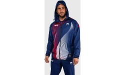 Men's Official UFC Freedom 250 by Venum Blue Authentic Fight Night Walkout Hoodie