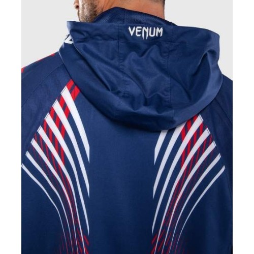 Men's Official UFC Freedom 250 by Venum Blue Authentic Fight Night Walkout Hoodie