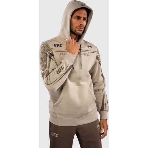 Venum UFC Unity by Venum Authentic Fight Week Men's Pullover Hoodie - Sand