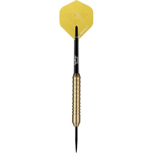 Brass Steel-Tip Darts Bull's Charge Yellow