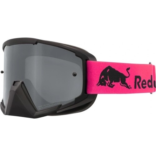 Motocross Goggles RedBull Spect Whip, Black Frame, Silver Mirrored Lens