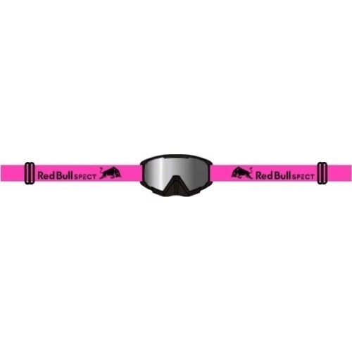 Motocross Goggles RedBull Spect Whip, Black Frame, Silver Mirrored Lens