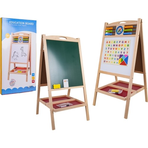 Wooden Board with Abacus + Accessories