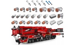 Vehicle Crane Building Blocks Set Red 8506pcs.