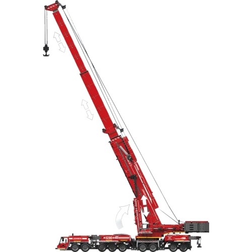 Vehicle Crane Building Blocks Set Red 8506pcs.