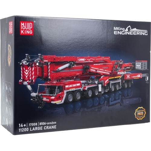 Vehicle Crane Building Blocks Set Red 8506pcs.