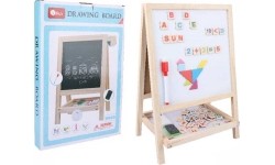 Double Sided Wooden Board + Accessories