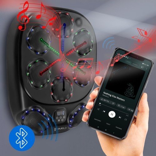 TB10 INTELLIGENT MUSIC BOXING MACHINE BLUETOOTH WITH GLOVES BATTERY 4000MAH HMS