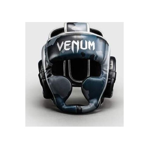 Venum Elite Camo Headgear - Dark Navy/Blue