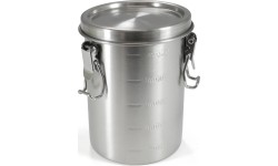BasicNature Stainless Steel 'Storage Container'
