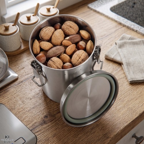 BasicNature Stainless Steel 'Storage Container'