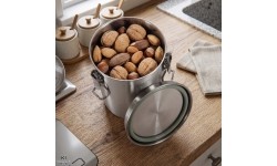 BasicNature Stainless Steel 'Storage Container'