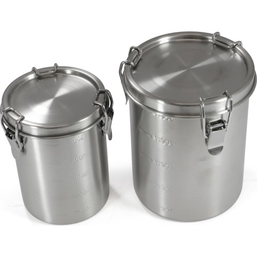 BasicNature Stainless Steel 'Storage Container'