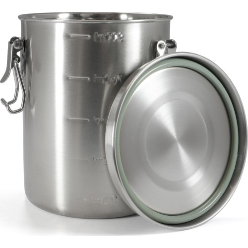 BasicNature Stainless Steel 'Storage Container'
