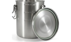 BasicNature Stainless Steel 'Storage Container'