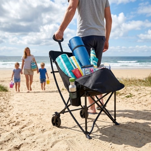 BasicNature Travelchair 2 in 1 'Sit and Carry'