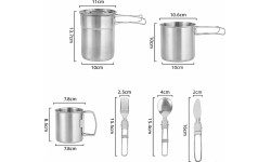 Origin Outdoors Stainless Steel Cooking Set 'Personally'