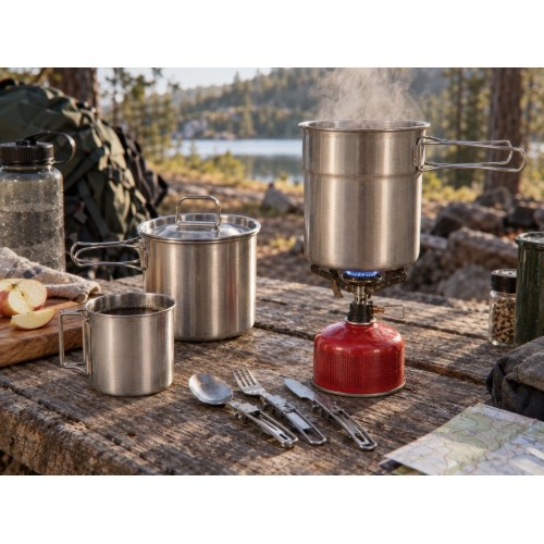 Origin Outdoors Stainless Steel Cooking Set 'Personally'