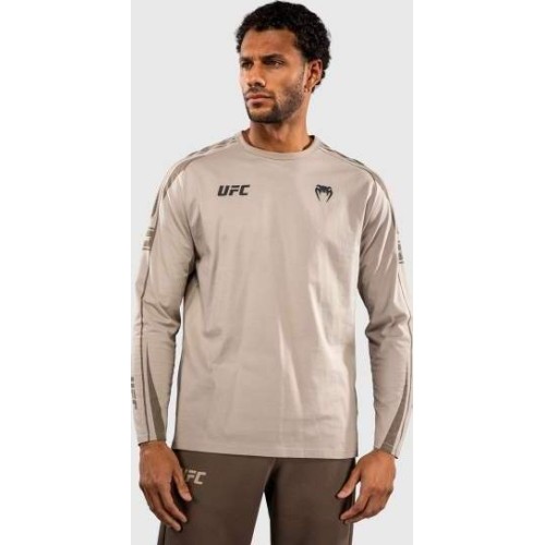 Venum UFC Unity by Venum Authentic Fight Week Men's Long Sleeve T-Shirt - Sand