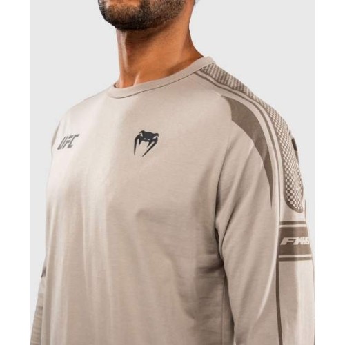 Venum UFC Unity by Venum Authentic Fight Week Men's Long Sleeve T-Shirt - Sand