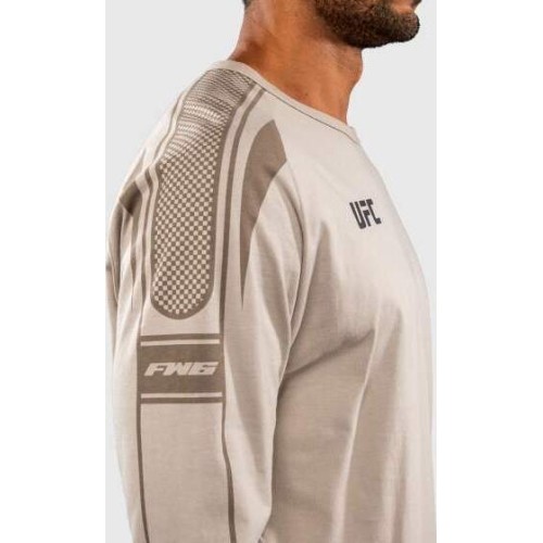Venum UFC Unity by Venum Authentic Fight Week Men's Long Sleeve T-Shirt - Sand