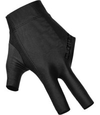 Billiard Glove, Cuetec Axis, 3-Finger, Noir Edition,  to wear on left hand, S