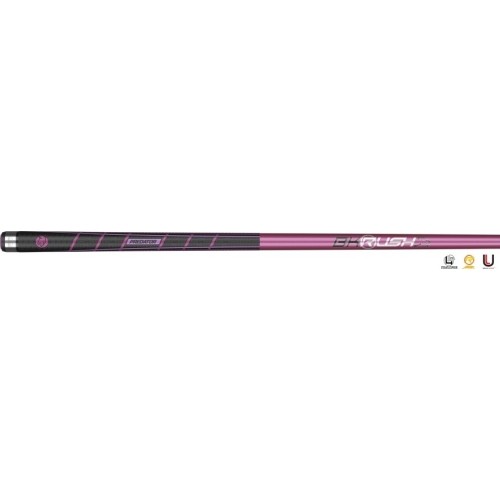 Billiard Cue, Pool, Predator BK Rush Pink Silver SW, Revo Break, Uni-Loc