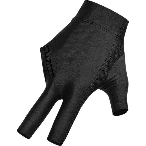 Billiard Glove, Cuetec Axis, 3-Finger, Noir Edition, to wear on right hand, L