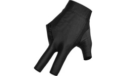 Billiard Glove, Cuetec Axis, 3-Finger, Noir Edition, to wear on right hand, L